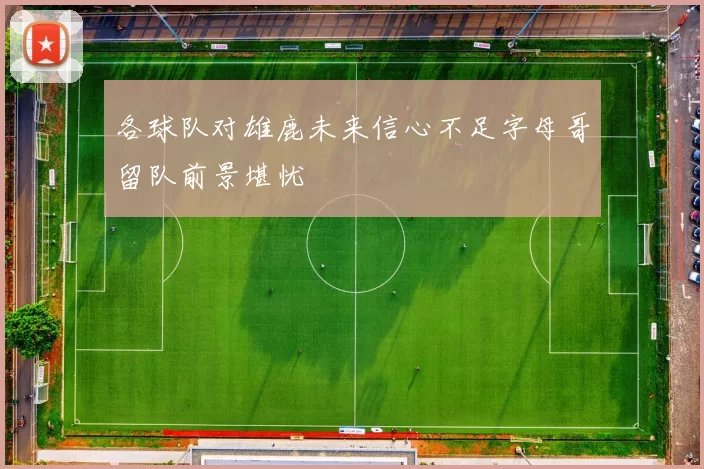 各球队对雄鹿未来信心不足字母哥留队前景堪忧